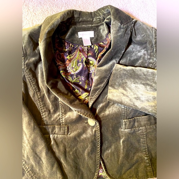 SOLDVintage Worthington Velvet Jacket Women’s Size 12 - Picture 4 of 5